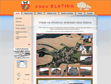 Tablet Screenshot of obec-slatina.cz